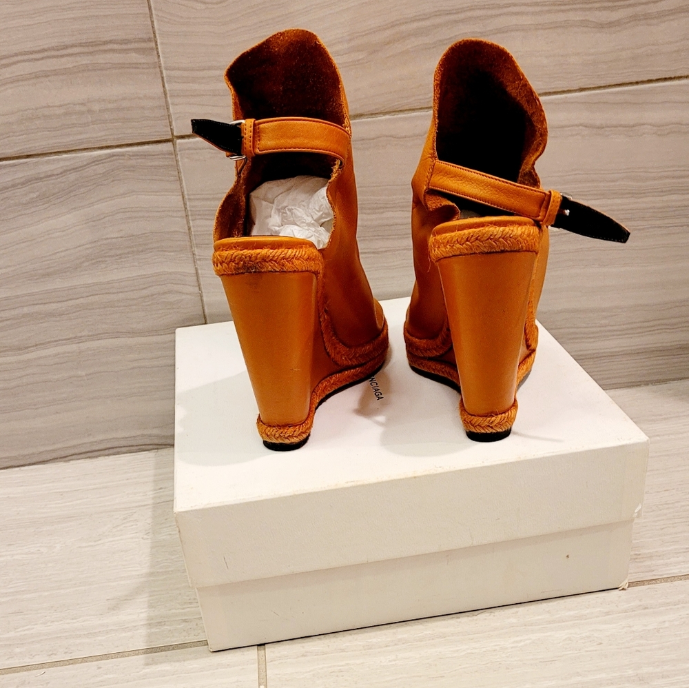 BALENCIAGA - Pellets S Cuoio Wedge - Picture 4 of 7